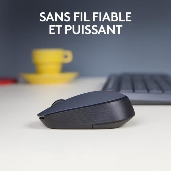 Mus - Trådlös - Logitech - M170 - Grå - Ambidextrös