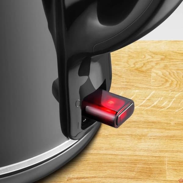 Kedel - TEFAL - KO1908E0 - 1,9L - 1650W - Rustfrit stål - Sort