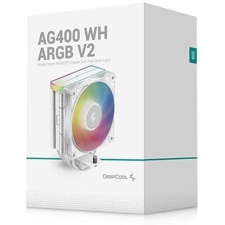 DeepCool AG400 WH Processor Kylare Luft 12 cm Vit 1 styck(s)