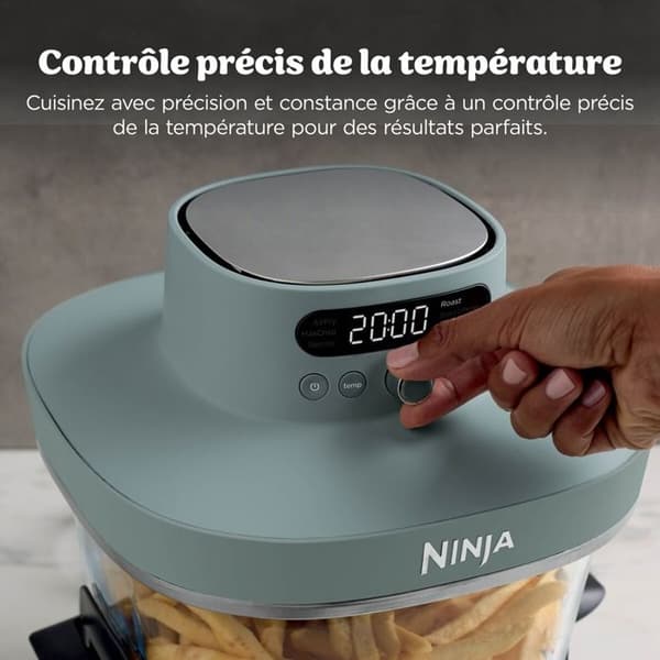 Ninja Crispi Pro 7-i-1 AS101EUGY Luftfritös Grågrön