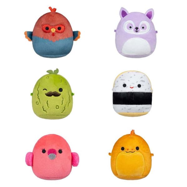 Squishmallows mjukisdjur micromallows 6-pack samlarleksaker