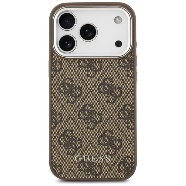 Coque Guess Hardcase 4G Classic Logo MagSafe til iPhone 17 Pro Max - Brun