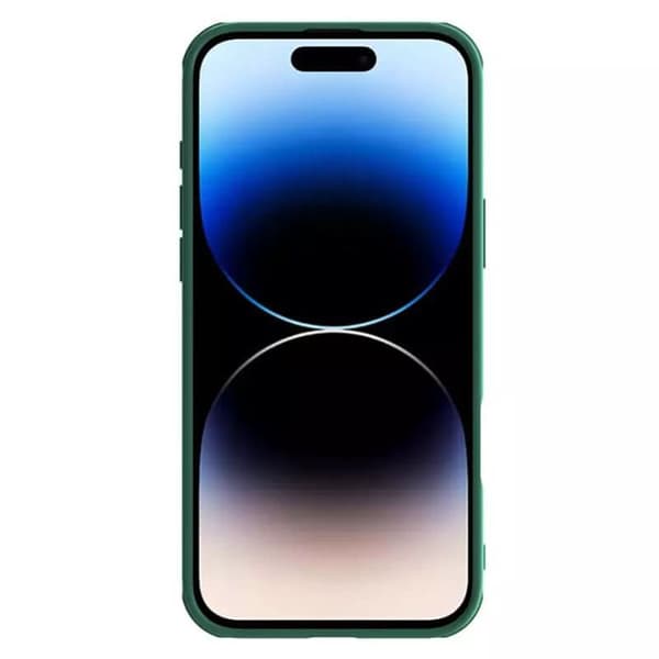 Telefonfodral - Nillkin - CamShield Pro - iPhone 16 Pro Max - Grön - Förstärkt skydd
