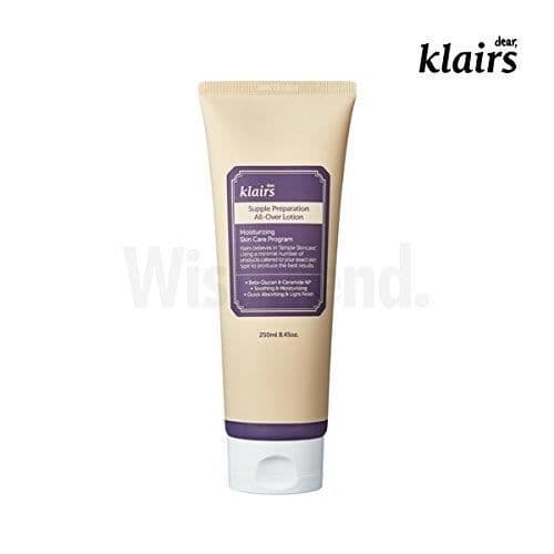 [KLAIRS] Smidig förberedelse All-over lotion ansikts- och kroppsfuktighetskräm 250ml 845oz