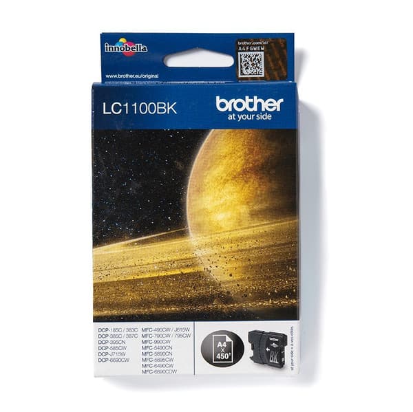 Brother LC1100BK Blækpatron Sort