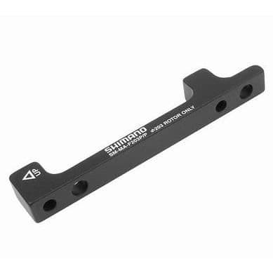 Forreste postmount adapter Shimano Postmount > Postmount 203mm - Fritidscykel - Sort