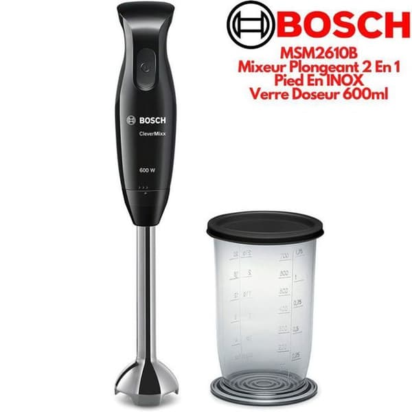 Håndmixeren - BOSCH - MSM2610B - 600W - Antracit