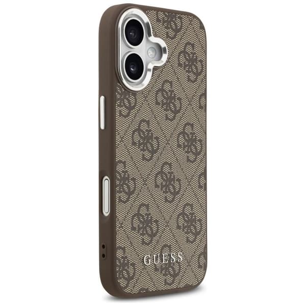 Coque Guess Hardcase 4G Classic Logo MagSafe til iPhone 17 - Brun