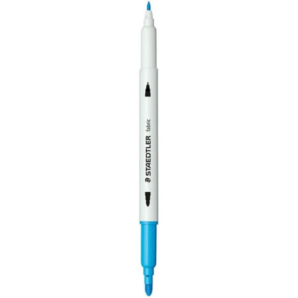 STAEDTLER Tekstil dobbeltspids tusch, 'pakke med 12 0,000000 Sort'