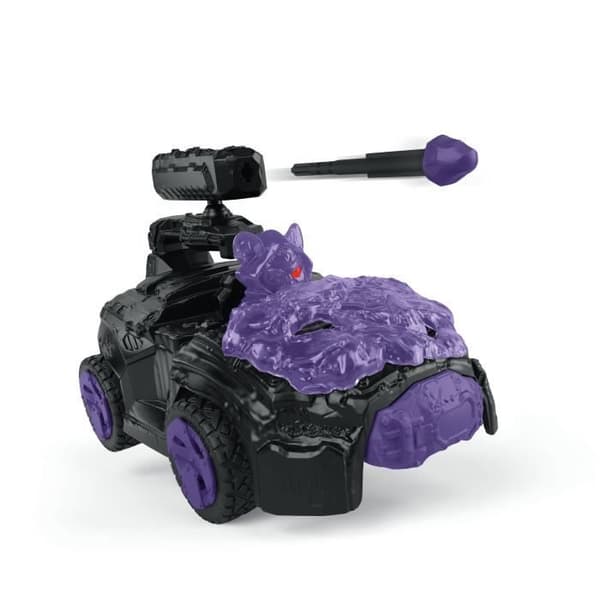 SCHLEICH- Dark Crashmobile with Mini Creature- 42672- Eldrador Mini Creatures Range
