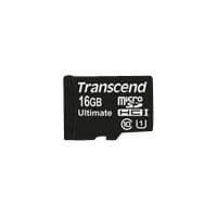 Transcend Ultimate - Flash-minneskort (MicroSDHC - SD-adapter ingår) - 8 GB