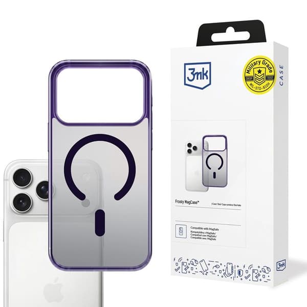 3mk Frosty MagCase til iPhone 17 Pro Max - Lilla