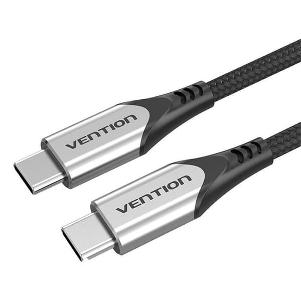USB-C-kabel - VENTION - TAAHG - 60 W - 1,5 m - Grå