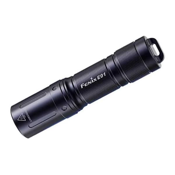Lommelygte - Fenix - E01 V2 - 100 lumen - Nøglevedhæng - Sort metal