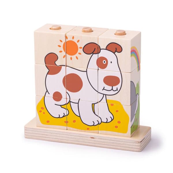 Bigjigs Legetøj Stableterninger (dyr)