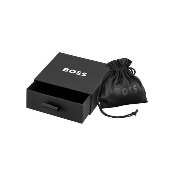 BOSS - Kedjearmband för honom - Herr - Grå