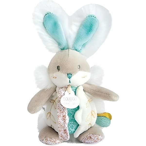 Doudou - Doudou et Compagnie - Blå Kanin Rangle Suttesnor