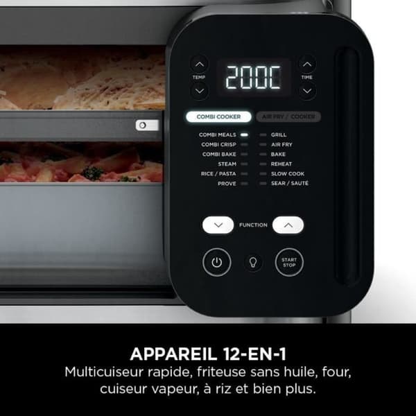 Multiko Cooker NINJA - Combi SFP700EU - Kapacitet 12,5L - 12 tilberedningsprogram - 1780W