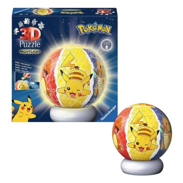 Ravensburger - Pokémon - 3D kuglepuzzle Nattelys (73 dele)