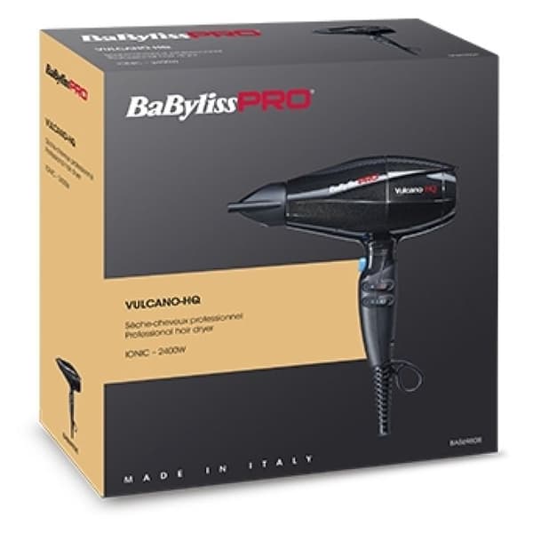 Hårtørrer - Babyliss - Vulcano HQ - 2400W - Sort - Luftionisator