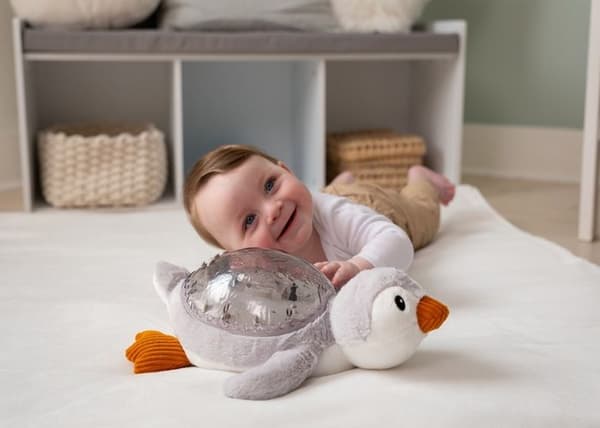 Cloud b - Genopladelig Tranquil Penguin natlampe - BTL DIFFUSION