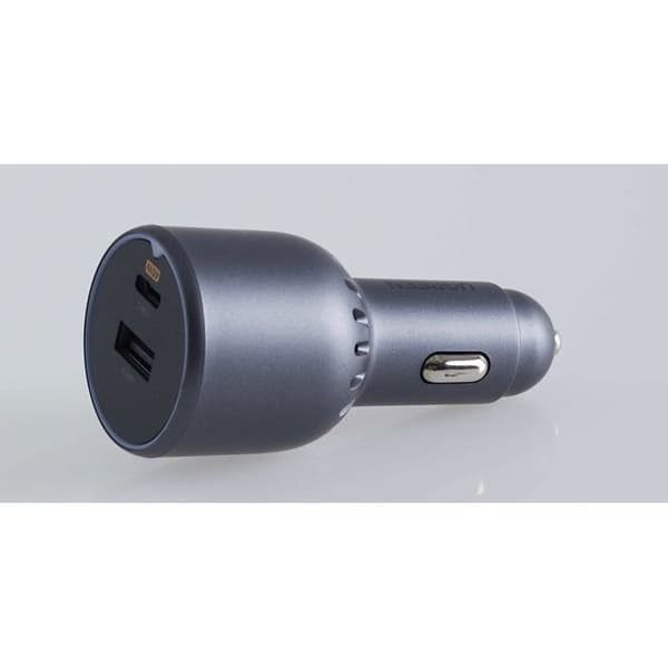 Biloplader - UGREEN - 1 USB-C + 1 USB-A - 63W - Grå