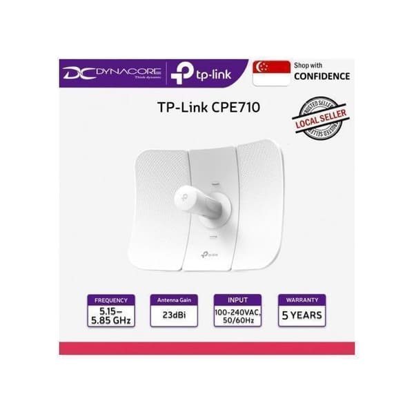 TP-Link CPE710 vit åtkomstpunkt