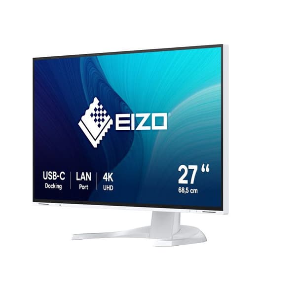 Monitor - EIZO - FlexScan EV2740X-WT - 27 tum - 4K Ultra HD - LCD Vit