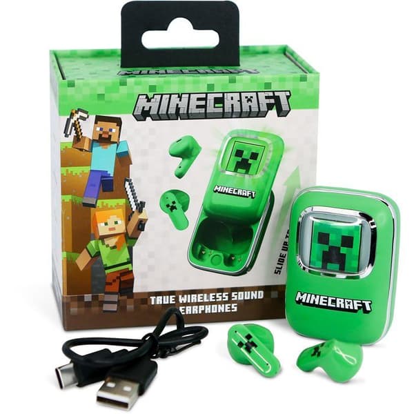 Hörlurar - OTL TECHNOLOGIES - TWS Slide Minecraft
