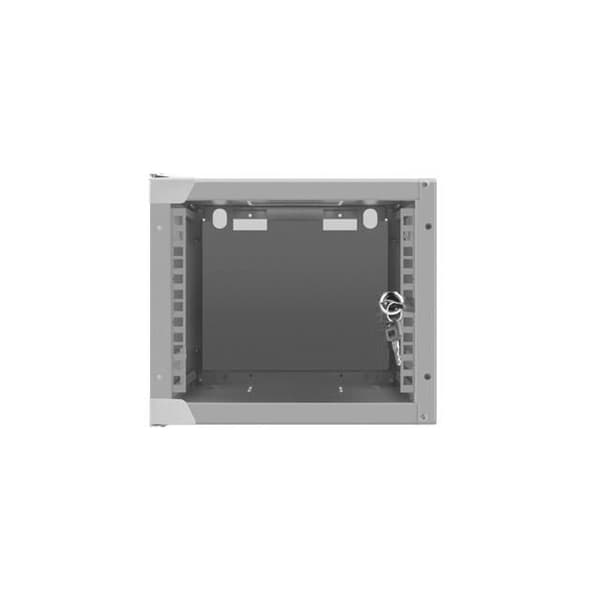 Rack mural 19’’ – Lanberg – 4U – Tempereret glas – Grå