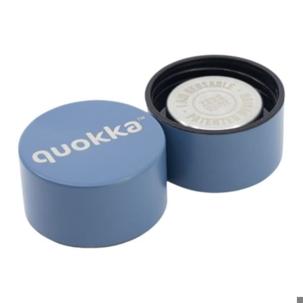 Isolerad flask - Quokka - Solid - Rostfritt stål - 630 ml - Blå sten