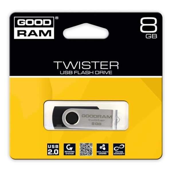 USB-minne 8GB - USB 2.0 - GoodRam