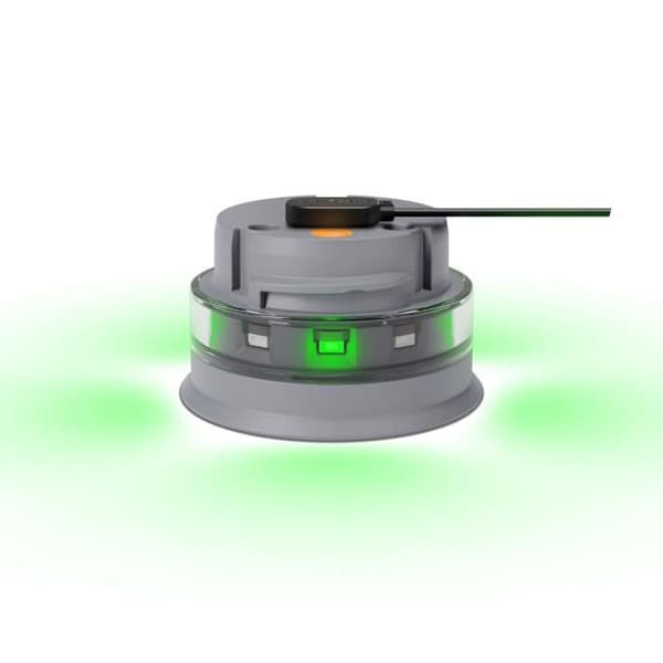 Intelligent vandflaske - Børstet rustfrit stål - 620ml - LED-lys – Hydrer