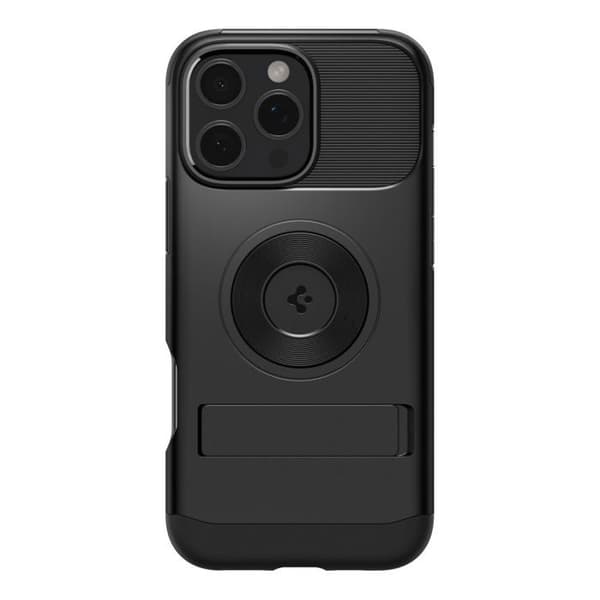 Spigen Slim Armor MagSafe Cover til iPhone 16 Pro - Sort