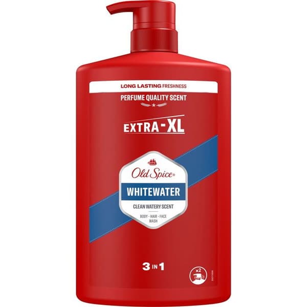 OLD SPICE WhiteWater Gel douche og shampoo 3i1 1000ml
