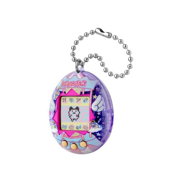 Virtuellt djur - TAMAGOTCHI - Original Angel Carousel (Angel-version) - 5 evolutioner - Mini-spel Skjutning - Batteri ingår