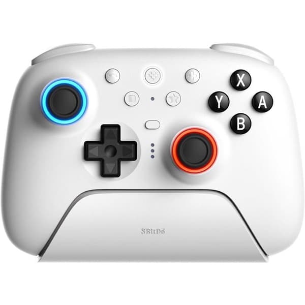 8BitDo Ultimate 2 Bluetooth - Switch 1 & 2 / PC Windows - Vit utgåvan