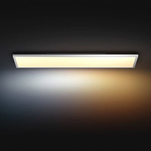 LED-loftlampe - PHILIPS HUE - Aurelle - rektangulær - hvid - justerbart lys