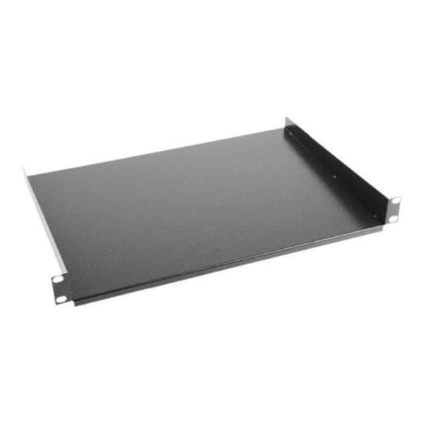 Lanberg Rack hylde sort, RAL 9004 1U 19"