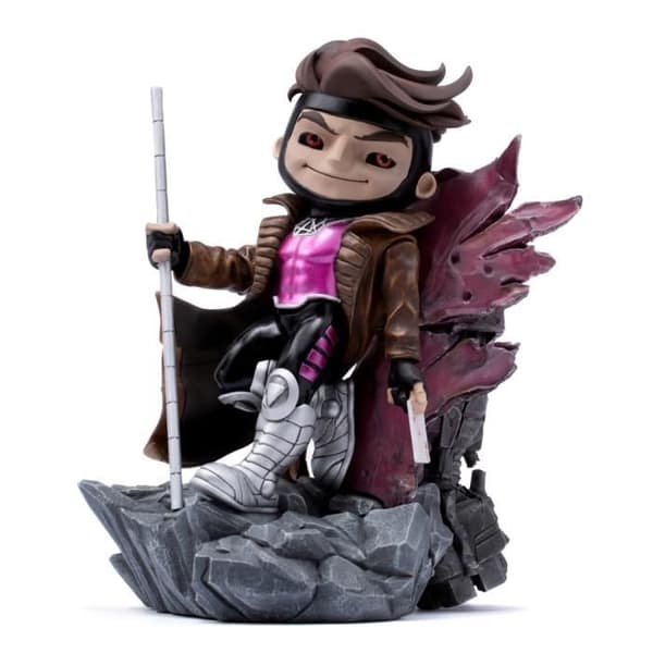 IRON STUDIOS & MINICO X-MEN - GAMBIT FIGUR