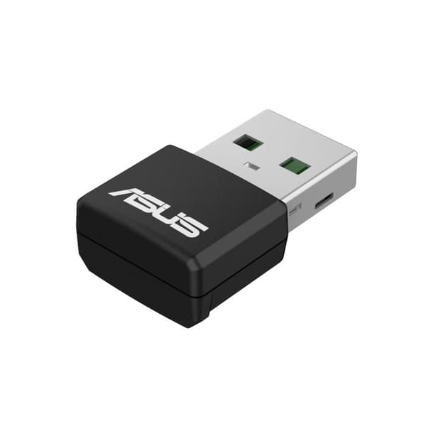 Wifi 6 nøgle Asus USB-AX55 Nano Sort og Sølv