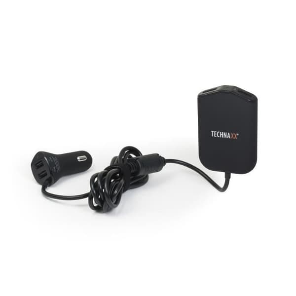 Technaxx biloplader med USB-forbindelse 4x