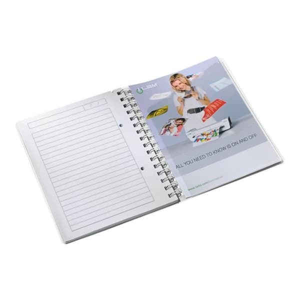 Cahier A5 - Leitz - WOW - 80 sidor - Polypropen - Blå glasyr