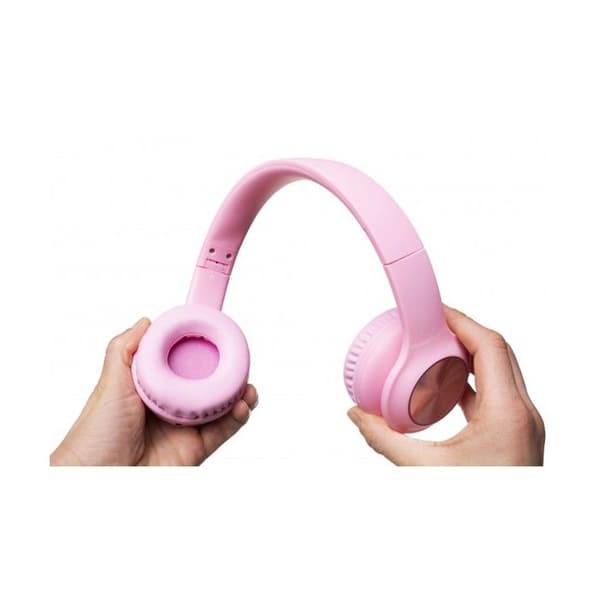 Bluetooth-hörlurar - POWERLOCUS - Pled - Rosa - Fällbar - För barn från 4 år