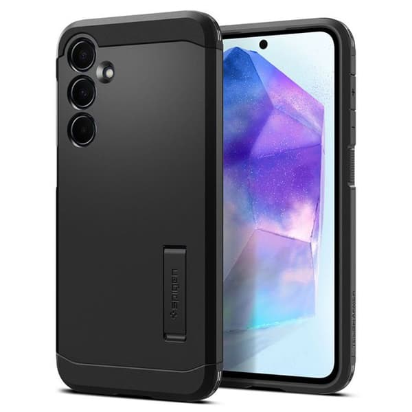 Spigen Tough Armor - Cover til Samsung Galaxy A55 5G (Sort)