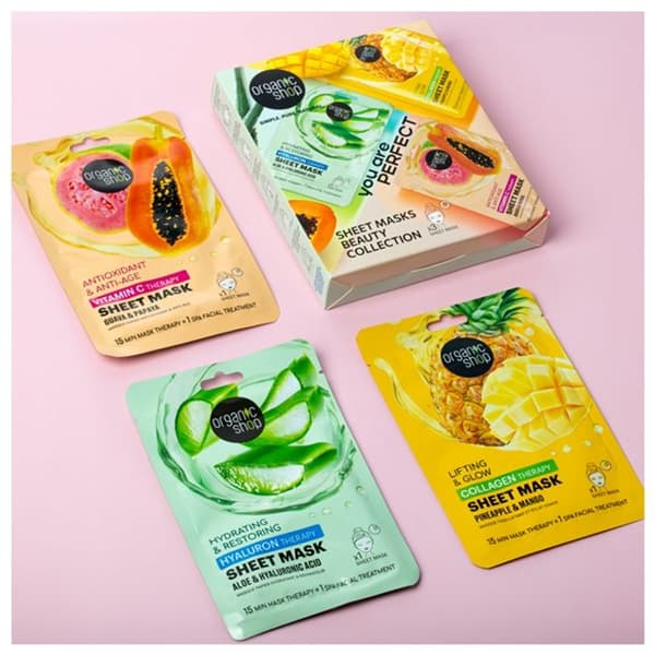 Organic Shop Du Är Perfekt Coffret 3 Masker