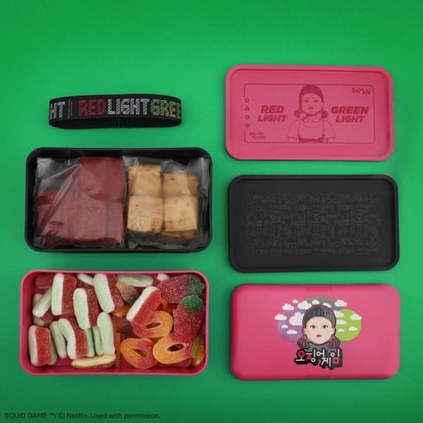 Matlåda - CINEREPLICAS - Squid Game - Rosa - Plast - Rektangulär