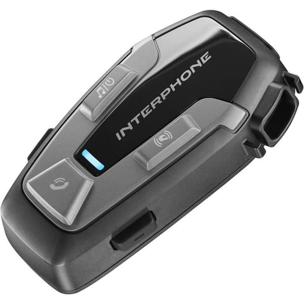 Intercom Bluetooth - INTERPHONE - UCOM6R - Lång batteritid - Uppladdningsbar USB - Svart