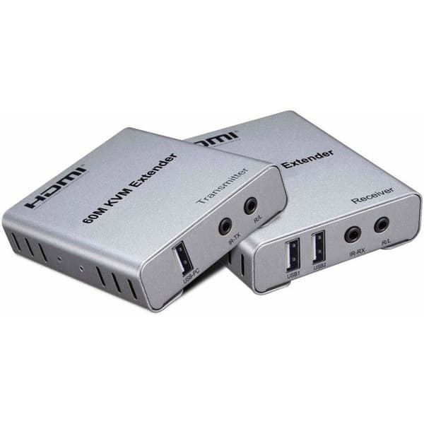 KVM Extender PremiumCORD khext60-8 60m ljud