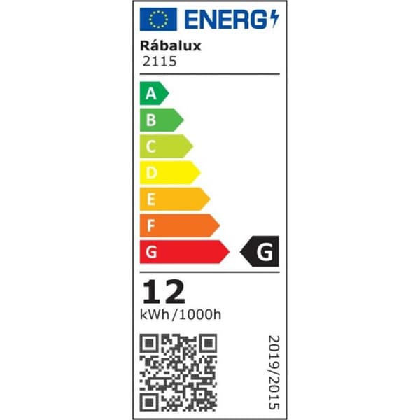 Badeværelseslampe - RABALUX - Levon - 12W LED - IP44 - Moderne kromdesign